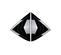 DZSFSTRHRRT Aileron Coffre pour Ford pour Fiesta MK7 MK7.5 2008-2016 2017 Voiture Fenêtre Arrière Côté Évent Volet Persienne Becquet Tuning Aileron Arrière Voiture(Noir Brillant)