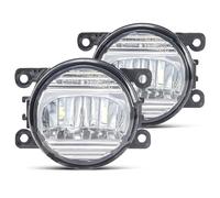 DZSFSTRHRRT Phare Avant Lot 2 feux antibrouillard 30 W pour Iveco pour Daily VI 2014-2023 H11 LED voiture feux circulation diurnes antibrouillard DRL 3000LM Couvercle Phare Voiture(JZ White)