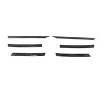 DZSHONGXINSM Calandre Avant Voiture pour Tiguan pour MK2 2016-2021 Noir Brillant Pare-Chocs Avant Maille Calandre Centrale Gril Bandes De Moulage Garniture De Couverture Grille de Devant