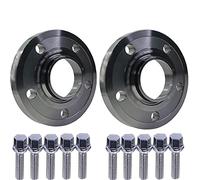 DZSJFGAIS Entretoise De Roue 2 Pièces 7075-T6 Adaptateur D'entretoise De Roue en Alliage D'aluminium Forgé PCD 5x120 CB 72.6 pour BMW E60 E90 pour Mini Voiture(2pcs Adapter 20mm-BK)