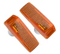 DZSJHGFDD Clignotants Auto 2pcs For Mercedes For Benz 1248202321 2028201521 2028201621 A1248202321 5014196 Side Marker Indicator Light Turn Signal Lamp Clignotants Latéraux(Amber)