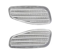 DZSJHGFDD Clignotants Auto Feux De Position Latéraux À LED, Clignotants Séquentiels, Lampe Ambre Pour Jeep Pour Renegade 2014 2015 2016 2017 2018 2019 2020 2021 Clignotants Latéraux(Clear B)