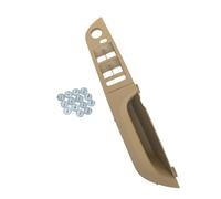 DZSJHGFDD Poignées Porte Intérieures Automobiles Pour BMW Pour Série 3 E90 E91 316 328i 2004-2012 Panneau De Commande Lève-vitre Intérieur Côté Droit Poignée De Porte(37.5 Low-end Beige)