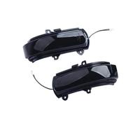 DZSJUNCHENSM Clignotants Auto LED Rétroviseurs Latéraux Dynamiques À LED Avec Clignotants Séquentiels Pour Toyota Pour Camry 2006-2011 Pour Vios 2008-2012 Pour Corolla 2008-2009(Smoked black-Yellow)