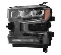 DZSJUNCHENSM Couvercle Phare 1X Ensemble De Phares À LED De Voiture pour Chevy pour Silverado 1500 2019 2020 2021 avec Clignotants PHARES À LED DRL Phare Voiture(1pcs Left)