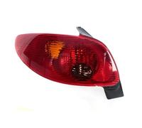 DZSJUNCHENSM Feu Arrière Voiture Pour Peugeot 206 2002-2006 5 Portes À Hayon Feux Arrière Clignotants De Freinage Recul Conduite Sans Ampoule(La gauche)
