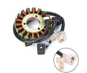 DZSLLOOI Bobine De Stator Bobine Stator Magnétique Moteur ATV 32101 - 38302 pour Suzuki pour GN-250 GN250 1982-2001 TU250 TU-250 1997-2016 Faible Perte MagnéTique