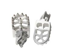 DZSLLOOI Cale Pied Moto pour Suzuki pour RM125 pour RM250 pour RMX250S pour RMX250R RM 125 250 Repose-Pieds Moto Repose-Pieds Repose-Pieds Repose Pédale Pédales de Moto(Argent)