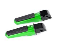 DZSLLOOI Cale Pied Moto Repose-Pieds Passager Repose-Pieds Arrière pour Kawasaki pour Z900 pour Z1000 Z800 Z650 ZX10R pour ER6F pour ER6N pour Ninja 650 400 H2 SX Pédales de Moto(Vert)