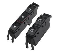 DZSLLOOI Interrupteur Lève Vitre Bouton pour BMW E46 Série 3 Touring 320d 320i 1999-2005 61316902179 61316902174 61316902184 Bouton Commutation Vitre Électrique Bouton Leve Vitre(Set A (2pcs))