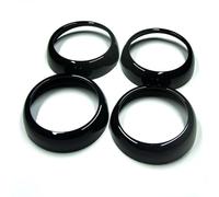 DZSNBMSHD Bande Décorative Autocollants Coque Protection Couverture Décoration Sortie d'air pour Mercedes pour Benz pour Smart 453 pour Fortwo pour Forfour Intérieur Automobile(Noir)