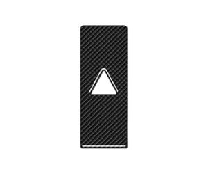 DZSNBMSHD Bande Décorative pour Alfa pour Romeo pour Giulia 2017-2021 Voyant D'avertissement Panneau De Boutons Décoration Autocollants en Fiber De Carbone Intérieur Automobile(Noir)