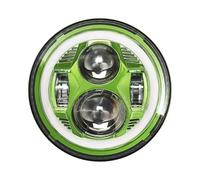 DZSNBMSHD Bloc Optique Pour Hummer H1 H2 1 Paire 7 Pouces Phare LED DRL Clignotant Feu Circulation Diurne(GreenB)