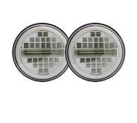 DZSNBMSHD Bloc Optique Pour Mazda Pour Miata MX5 7 Pouces Phare 2x Voiture Led Salut/bas H4 Halo Angle Yeux DRL Feu Circulation Diurne(60w Halo lightBlackB)