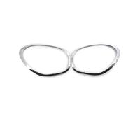 DZSNBMSHD Bloc Optique Pour MINI Pour Cooper Pour R60 Pour Countryman S ALL4 11-16 Chrome Phare Anneau Lunette Garniture Surround Couverture Gauche Droite Feu Circulation Diurne(Pair)