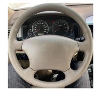 DZSNBMSHD Couverture Volant Housse De Volant De Voiture pour Toyota pour Land pour Prado 120 pour Tacoma pour 4runner pour Hilux LS400 1995 GX pour GX470 caches Volant(Beige)
