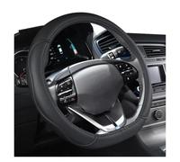 DZSNBMSHD Couvre Volant Voiture Housse De Volant en Forme De D pour Hyundai pour Ioniq 2016 2017 2018 2019 2020 2021 2022 PU Cuir Car Styling Auto Protector Housse Volant Voiture(Fil Noir)