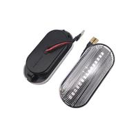 DZSNBMSHD Feux Position Latéraux Dynamiques À LED Avec Clignotants Intégrés Pour Seat Pour Ibiza 6L Pour Cordoba Pour Toledo Pour Leon (2 Pièces) Clignotants Auto(Crystal white)