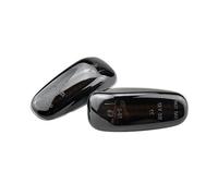 DZSNBMSHD Lot De 2 Feux Clignotants Dynamiques À LED, Position Latéraux Séquentiels Pour Mercedes Pour Benz Classe E W210 Et C W202 W208 Clignotants Auto(Crystal white)