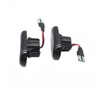 DZSNBMSHD Pour Nissan Pour Interstar Pour Primastar Pour Kubistar : 2 Feux Clignotants Dynamiques À LED, Feux De Position Latéraux Clignotants Auto(Smoked black)