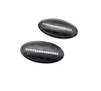 DZSNBMSHD Pour Opel Pour Vauxhall Pour Agila Mk2 (à Partir 2008) : Clignotants Latéraux Dynamiques À LED Avec Répétiteur Orange (2 Pièces) Clignotants Auto(Crystal White)