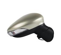 DZSNBMSHD Rétroviseurs Extérieurs Auto Rétroviseur De Voiture pour Ford pour Fiesta 2009-2016, Accessoires Automobiles, Réglage Électrique, Clignotant À LED Rétroviseurs De Voiture(Gold,Droite)