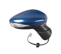 DZSNBMSHD Rétroviseurs Extérieurs Auto Rétroviseur De Voiture pour Ford pour Fiesta 2009-2016, Accessoires Automobiles, Réglage Électrique, Clignotant À LED Rétroviseurs De Voiture(Bleu,Droite)