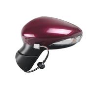 DZSNBMSHD Rétroviseurs Extérieurs Auto Rétroviseur De Voiture pour Ford pour Fiesta 2009-2016, Accessoires Automobiles, Réglage Électrique, Clignotant À LED Rétroviseurs De Voiture(Violet,La Gauche)