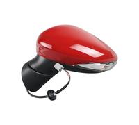 DZSNBMSHD Rétroviseurs Extérieurs Auto Rétroviseur De Voiture pour Ford pour Fiesta 2009-2016, Accessoires Automobiles, Réglage Électrique, Clignotant À LED Rétroviseurs De Voiture(Rouge,La Gauche)