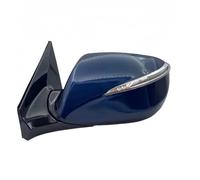 DZSNBMSHD Rétroviseurs Extérieurs Auto Rétroviseur Latéral Automatique avec Clignotant LED 8 Broches pour Hyundai pour Santa Fe IX45 Sport 2014 2015 2016 Rétroviseurs De Voiture(Bleu,La Gauche)