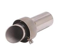 DZSNBMSHD Silencieux Tuyau D'aération pour Moto 54.5mm Silencieux D'échappement Universel Tuyau Silencieux Amovible Embouts D'échappement De Moto(A)