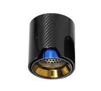 DZSQEGBX Garniture D'Échappement Embout D'échappement 1 Pièce pour M2 F87 pour M3 F80 pour M4 F82 F83 ID 70 Mm Buse De Tuyau D'échappement Queue Gorge(1 PCS Blue)