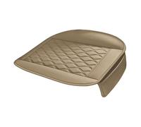 DZSQEGBX Housse Siège Voiture Universelle Housse De Siège De Voiture en Cuir PU, Coussin De Siège pour BMW Série 5 F10 F11 G30 G31 E39 E60 E61 F07 F18 G38 G60(Beige 1PCS)