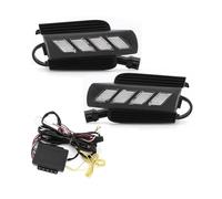 DZSQMLJG Caches Anti-Poussière Pour Phares Pour Toyota Pour Prado 120 Pour Land Pour Cruiser LC120 FJ120 2003-2009 LED DRL Phare Lampe Conduite Avec Faisceau Câbles Contrôleur 1 Ensemble