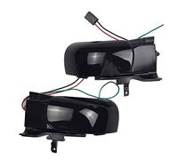 DZSQOMHGD Clignotant de voiture 2 Pièces/ensemble Pour VW Pour Touran 2003-2009 Indicateur Rétroviseur Latéral Voiture LED Clignotant Dynamique Feu signalisation latéral(Blue-Yellow)