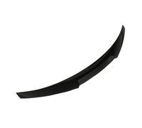 DZSQTGJKIO pour pour A3 Berline pour S3 pour 8V 2014-2020 Voiture Reae Coffre Becquet Lèvre Arrière Queue Botte Aile Décoration ABS Diffuseur Spoiler(Noir Brillant)