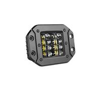 DZSQTUND Bloc Optique Barre Lumineuse Travail LED Encastrée 2x5 Cosses Faisceau Spot Pour Voiture Camion Atv Phare Pour Jeep Hors Route 12V 24V 40W Phare Principal(1 PCS)