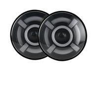 DZSQTUND Bloc Optique Pour Jeep Pour Wrangler 7 Pouces Phare 2x Voiture Led Salut/bas H4 Halo Angle Yeux DRL 1997~2015 Phare Principal(50w Halo lightBlackF)