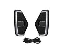 DZSQWETYU Feux De Jour À LED DRL Pour Nissan Pour Navara NP300 Pour Frontier 2020-2021 Clignotants Étanches Jaunes Feux antibrouillard gauche et droit Phare antibrou(NP300 B)