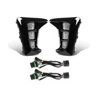 DZSQWETYU Feux De Jour À LED Pour Kia Pour Forte 2018 2019 Clignotants Dynamiques Antibrouillard Blanc Jaune, Bleu 12 V Feux antibrouillard gauche et droit Phare antibrou(DRL A)