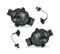 DZSQWETYU Lot de 2 feux antibrouillard avant gauche et droit pour Dodge pour Ram 1500 2500 3500 2002-2008 pour Durango 2004-2006 Feux antibrouillard gauche et droit Phare antibrou(Pair Grey)