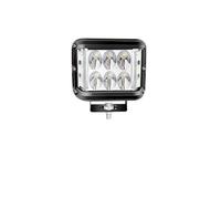 DZSTAIYOUSM Lampe Travail LED Avec Stroboscope Flash D'avertissement À Trois Côtés Phares Antibrouillard ATV Tout-terrain 4x4 Et Camion 1 Pièce 12-24V Feu Circulation Phare Jour(White Yellow1PC)