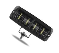 DZSYINGCHUSM freinage stroboscopique Barre Feux Antibrouillard LED 6D À Lentille Blanche Feu Route Feu Travail Feu Antibrouillard Jaune 6 Pouces Camionnette Pour Toyota 12-24V(1pc White Light)