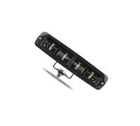 DZSYINGCHUSM freinage stroboscopique Barre Feux Antibrouillard LED 6D À Lentille Blanche Feu Route Travail Feu Antibrouillard Jaune 6 Pouces Pick-up Pour Niva 12-24 V(1pc White Light)