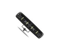 DZSYINGCHUSM freinage stroboscopique Barre Feux Antibrouillard LED 6D À Lentille Blanche Feu Route Travail Feu Antibrouillard Jaune 6 Pouces Pick-up Pour Niva 12-24 V(1pc Yellow Light)