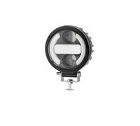 DZSYINGCHUSM freinage stroboscopique Phare LED Rond De 35 Pouces Feux De Travail Feux De Route Et De Croisement 12 V/24 V 6000 K Blanc Pick-up Pour CRV Tout-terrain(1pc LED Headlight)