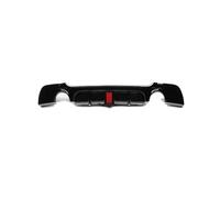 DZSYINGLONGSM Aileron de Voiture Lèvre Diffuseur Pare-Chocs Arrière avec Lumière/Pas Feu Stop Coupé/Protection Lèvre Convertible pour BMW E92/E93 328i 335i Aileron Arrière Voiture(Glossy Black-2)
