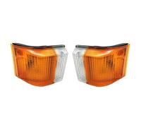 DZSYINGLONGSM Clignotant de rétroviseur Feu D'angle Pare-chocs Avant Clignotant Réflecteur Camion Pour Isuzu NKR NHR PR57 NKR57 NKR58 NPR58 NPR66 1983-1993 Elf Feu Clignotant(1 paire)