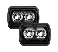 DZSYINGLONGSM Feux avants Auto Phares LED 5x7 Pouces Pour GMC Pour Savana Pour 3500 2500 1500 Camion 12 24V Phare Rectangulaire Couvercle phare(A)