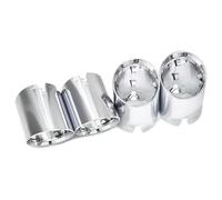 DZSYOHFS Tuyau d'Échappement pour BMW pour M2 pour M3 pour M4 G80 G82 G83 G87 Couvercle D'échappement Couvercle Prise Directe Tuyau D'échappement Buse Silencieux Tuyau d'échappement Voiture(Argent)